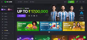 Main website concerning BC Game crypto online casino